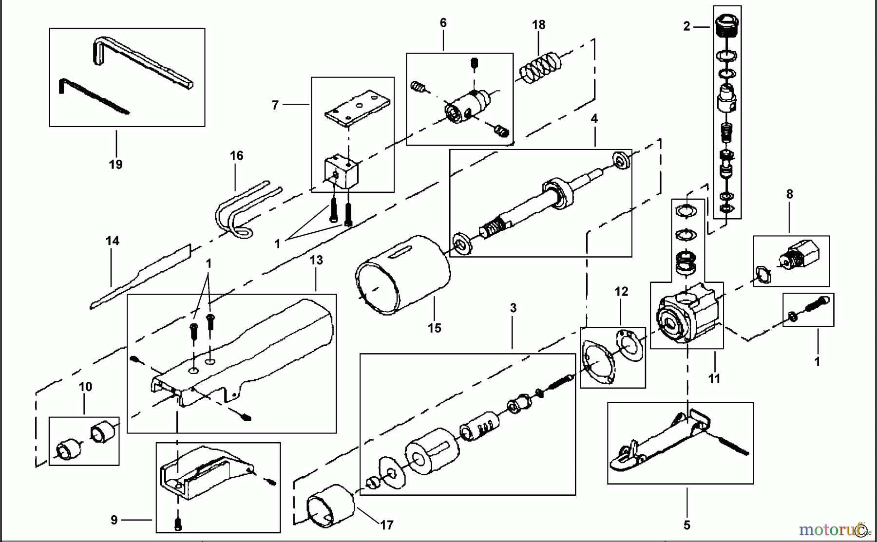 FACOM POWER TOOLS AIR TOOLS FUCHSSCHWANZSÄGE V.770F Seite 1