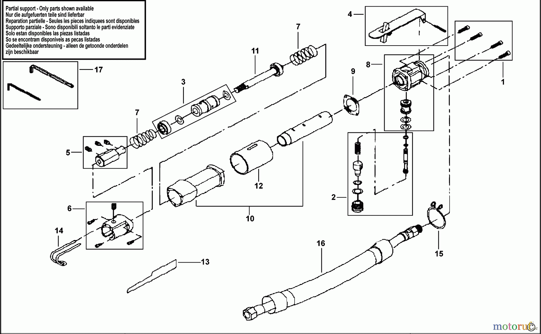  FACOM POWER TOOLS AIR TOOLS FUCHSSCHWANZSÄGE V.775F Seite 1