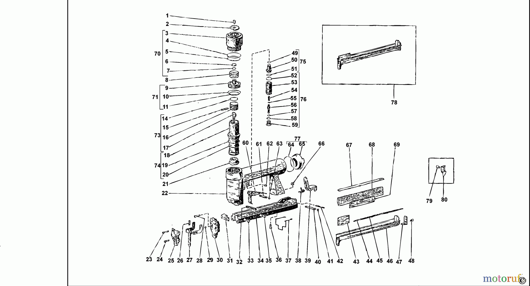 BOSTITCH STAPLER HEFTER 416SIC-MG/30 Seite 1