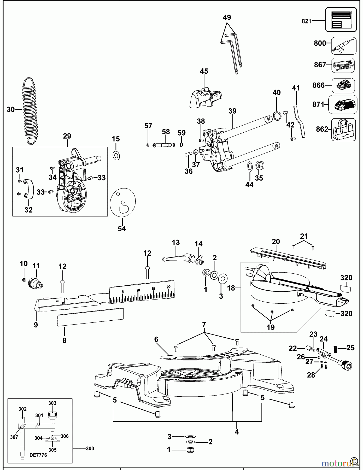  DEWALT HOLZARBEITEN  Gehrungssägen GEHRUNGSSÄGE DCS777 Seite 1
