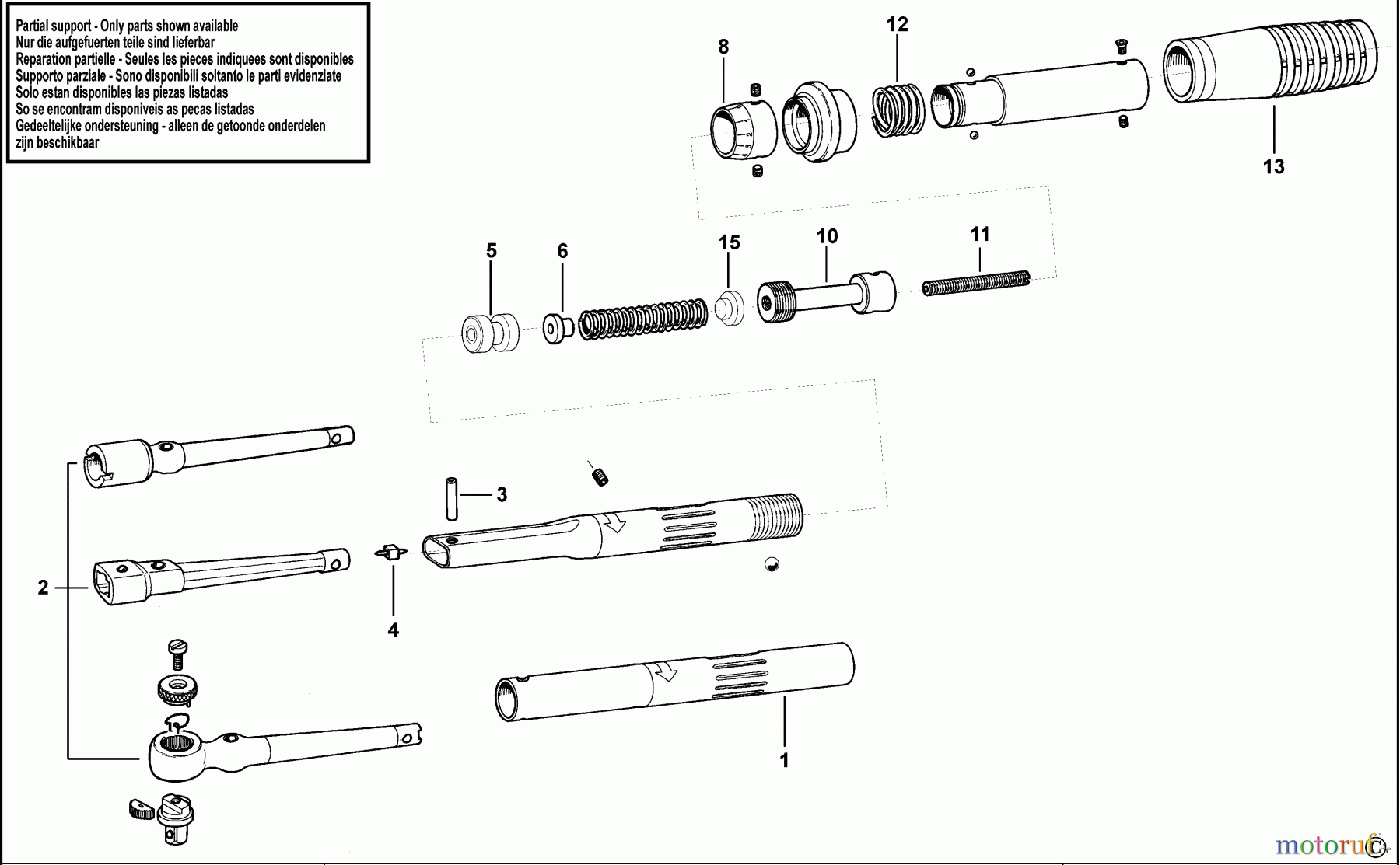 FACOM WRENCHES SCHLUESSEL R.305DA Seite 1