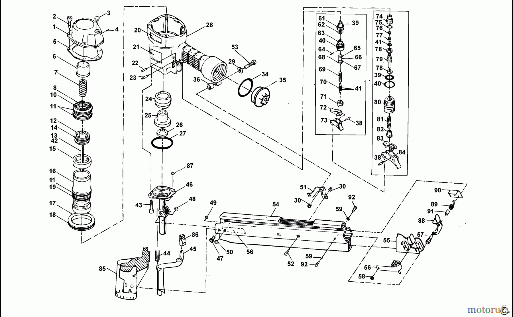 BOSTITCH NAILERS NAGLER N70SB Seite 1