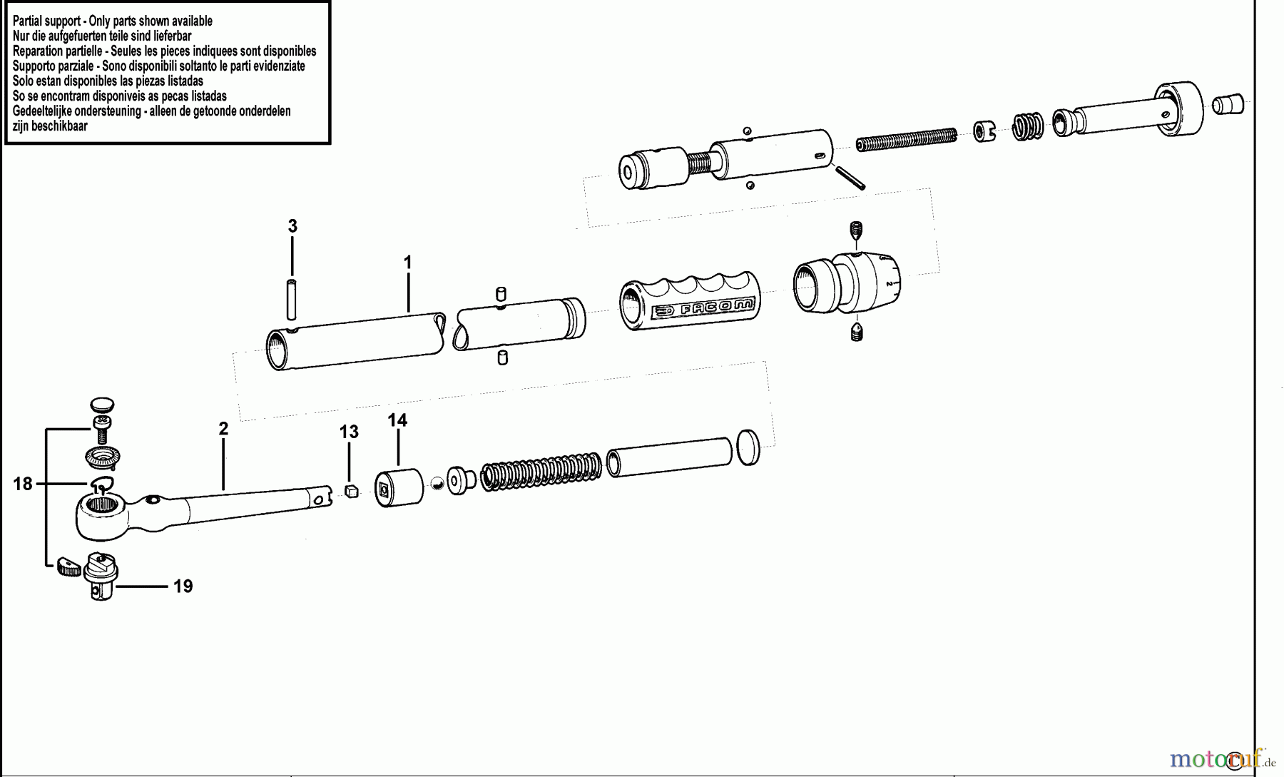 FACOM WRENCHES SCHLUESSEL S.205-200 Seite 1