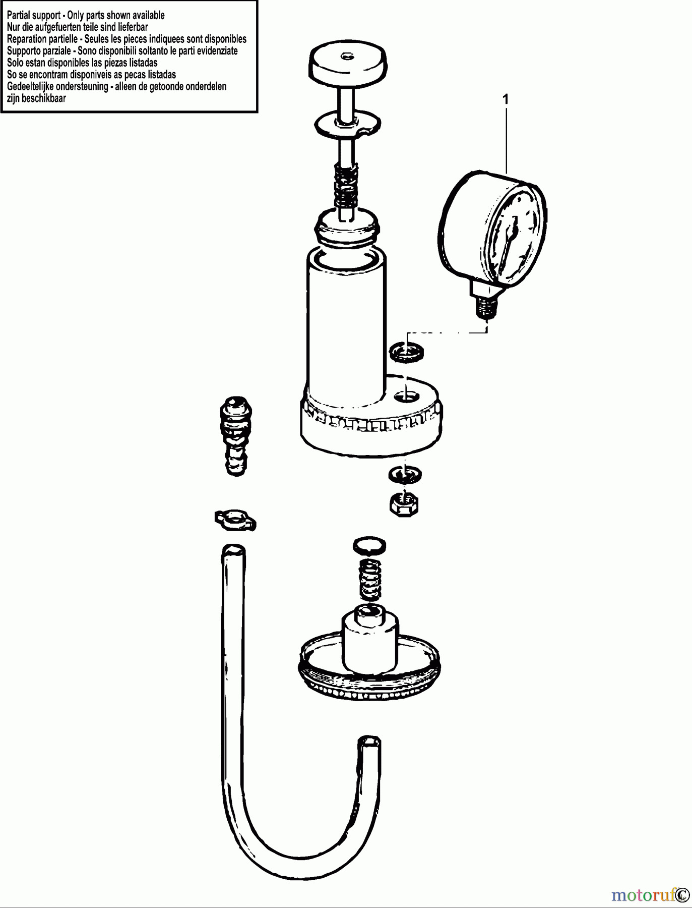 FACOM AUTOMOTIVE TOOLS KÜHLERDRUCKPRÜFGERÄT 920.ACP Seite 1