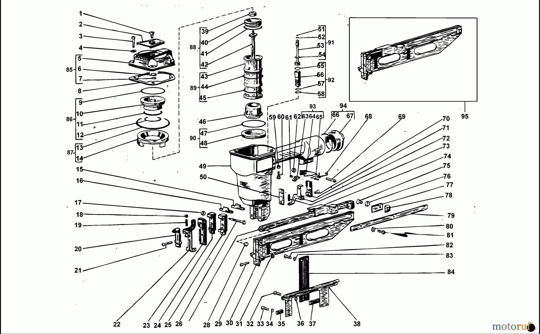 BOSTITCH STAPLER HEFTER 450SPIN-AL Seite 1