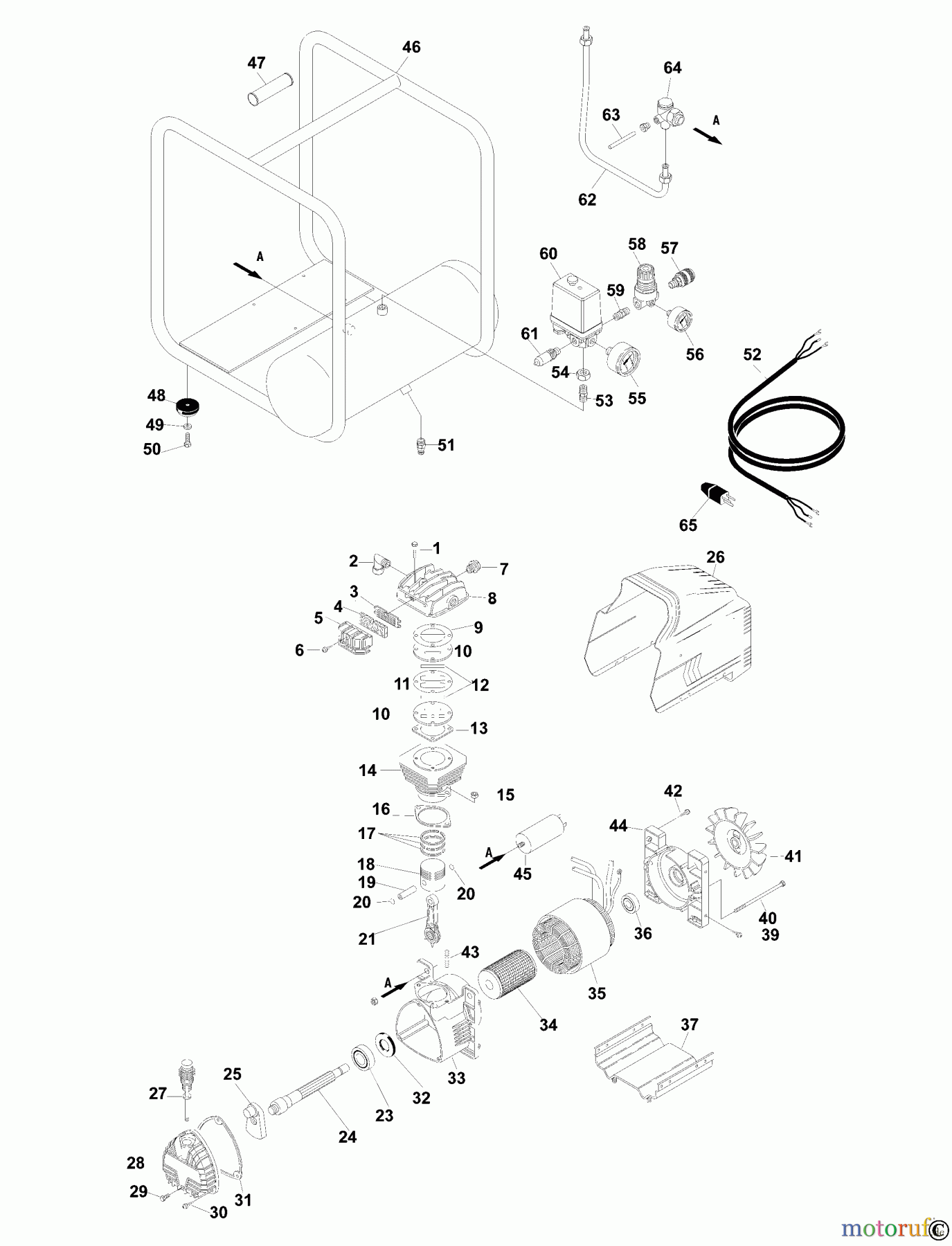  BOSTITCH COMPRESSORS KOMPRESSOR SFC-RC6HP1.5-E Seite 1