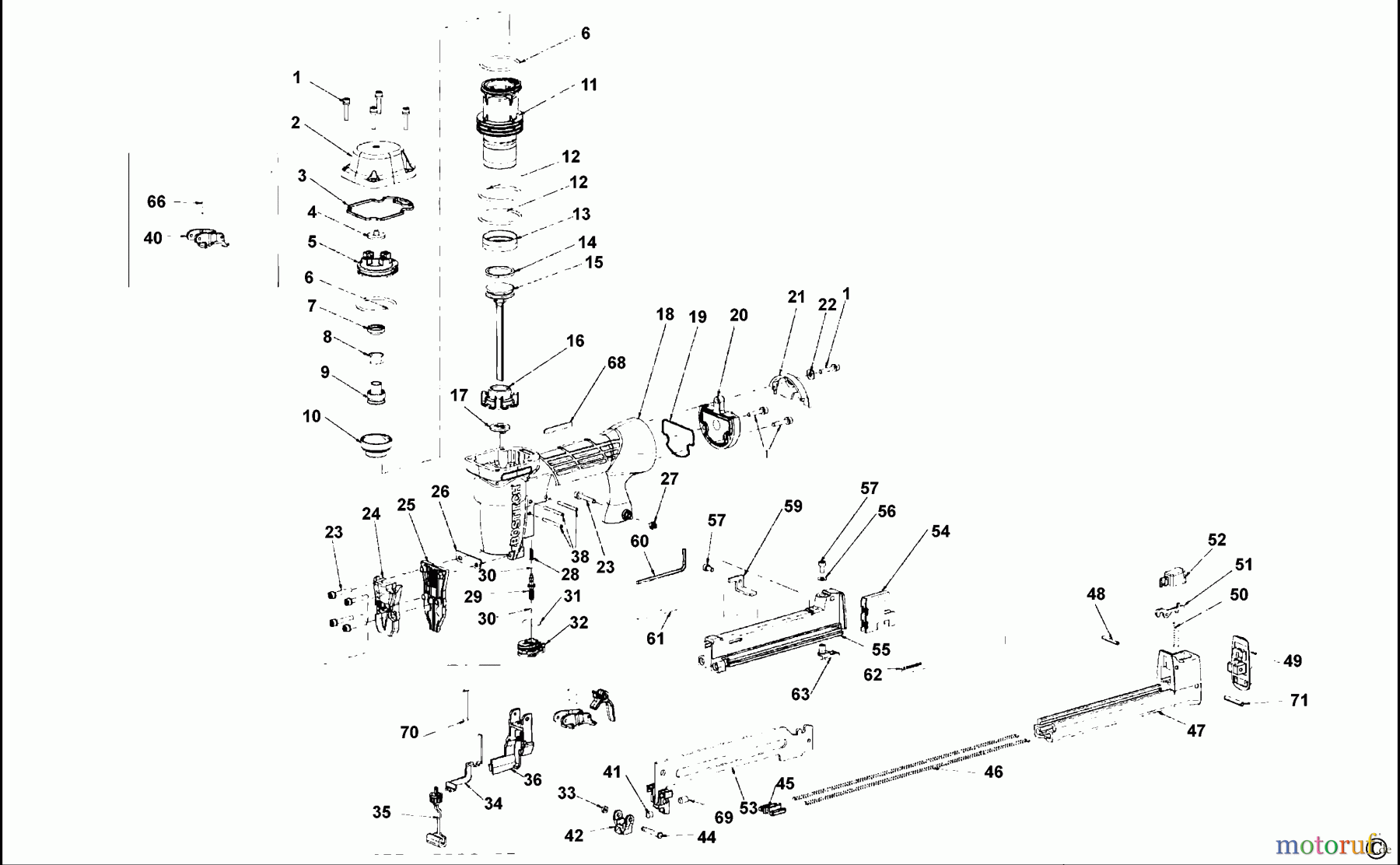 BOSTITCH STAPLER HEFTER SL125OC-2 Seite 1