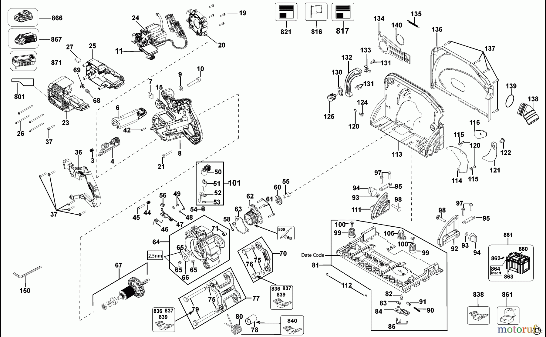  DEWALT HOLZARBEITEN KREISSÄGEN AKKU TAUCHKREISSÄGE DCS520 Seite 1