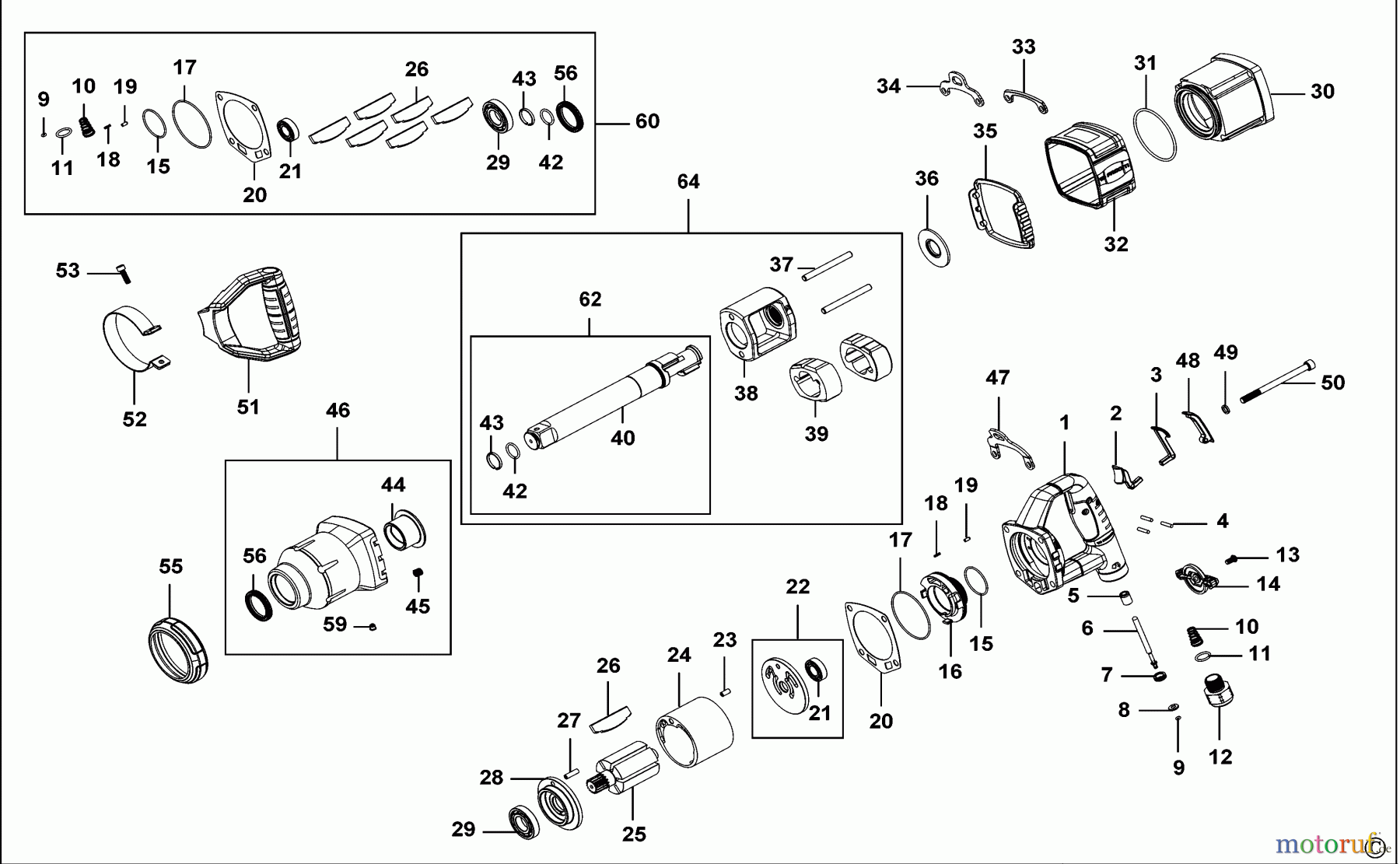  USAG POWER TOOLS IMPACT WRENCHES SCHLAGSCHRAUBENSCHL. 942 PEL2 Seite 1