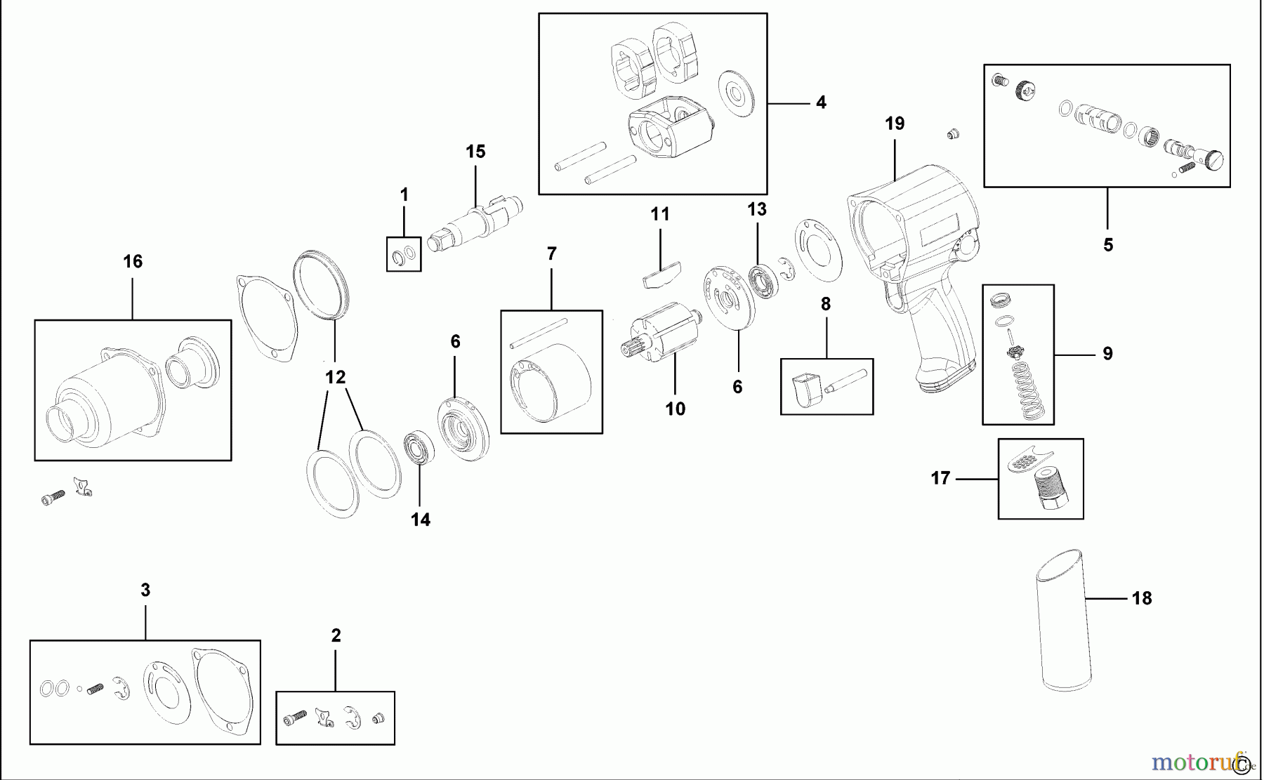  USAG POWER TOOLS IMPACT WRENCHES SCHLAGSCHRAUBENSCHL. 928 C1 1/2 Seite 1