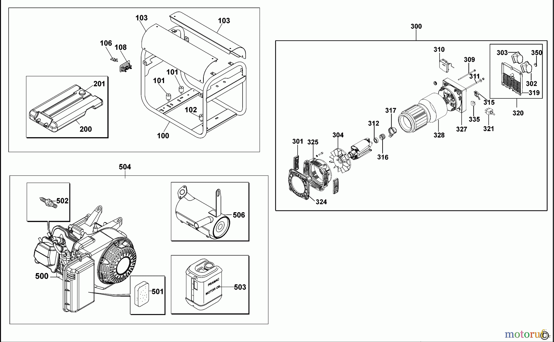  DEWALT Benzin Produkte GENERATOR PE242SHI011 Seite 1