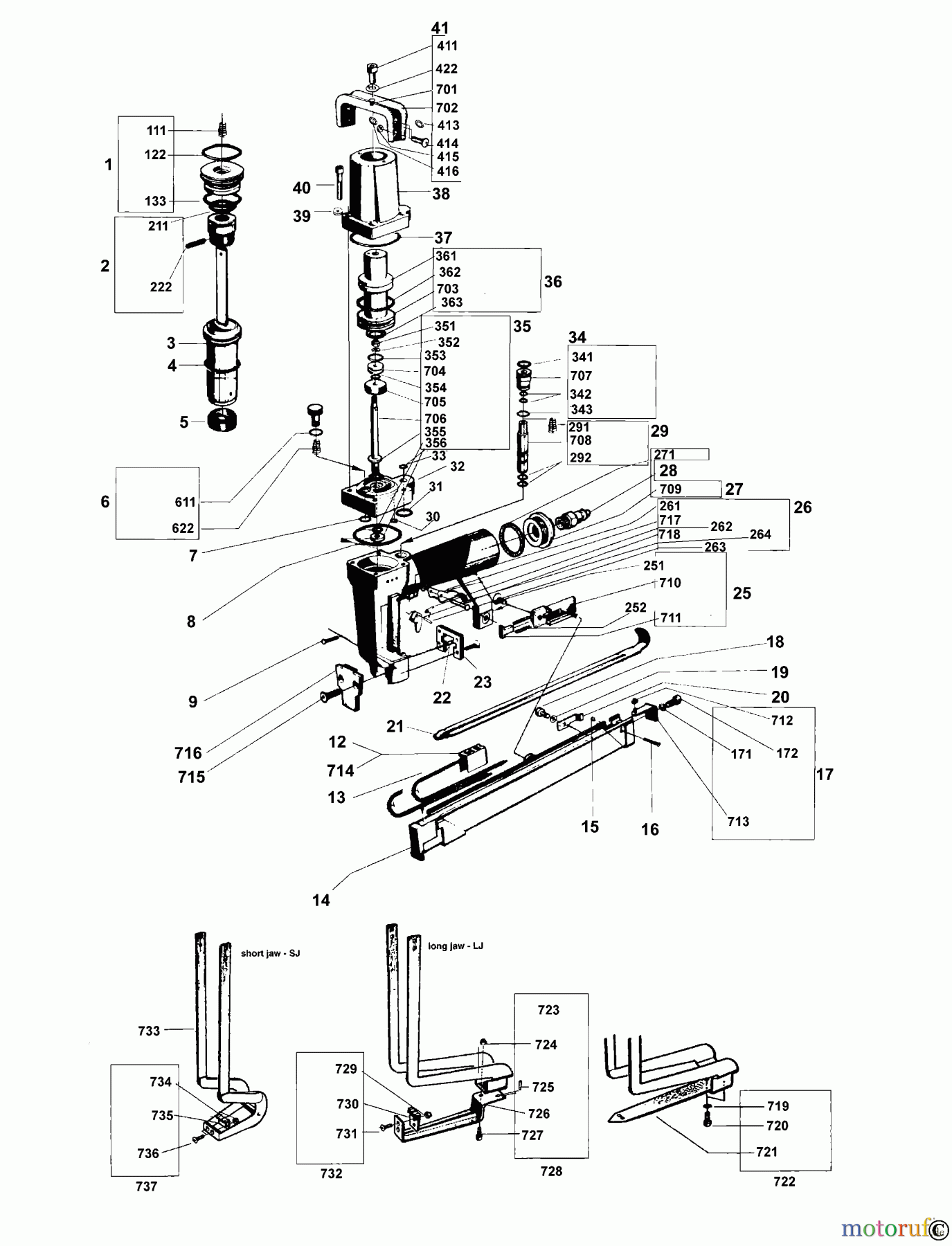BOSTITCH STAPLER HEFTER L100030 Seite 1