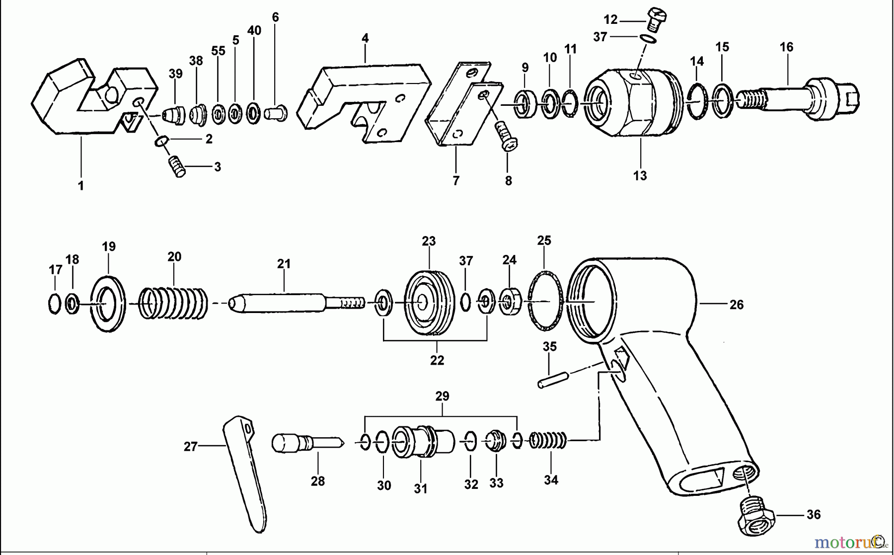 USAG POWER TOOLS OTHER EQUIPMENT KÖRNER- UND BÖRDELWERKZEUG 924 D Seite 1