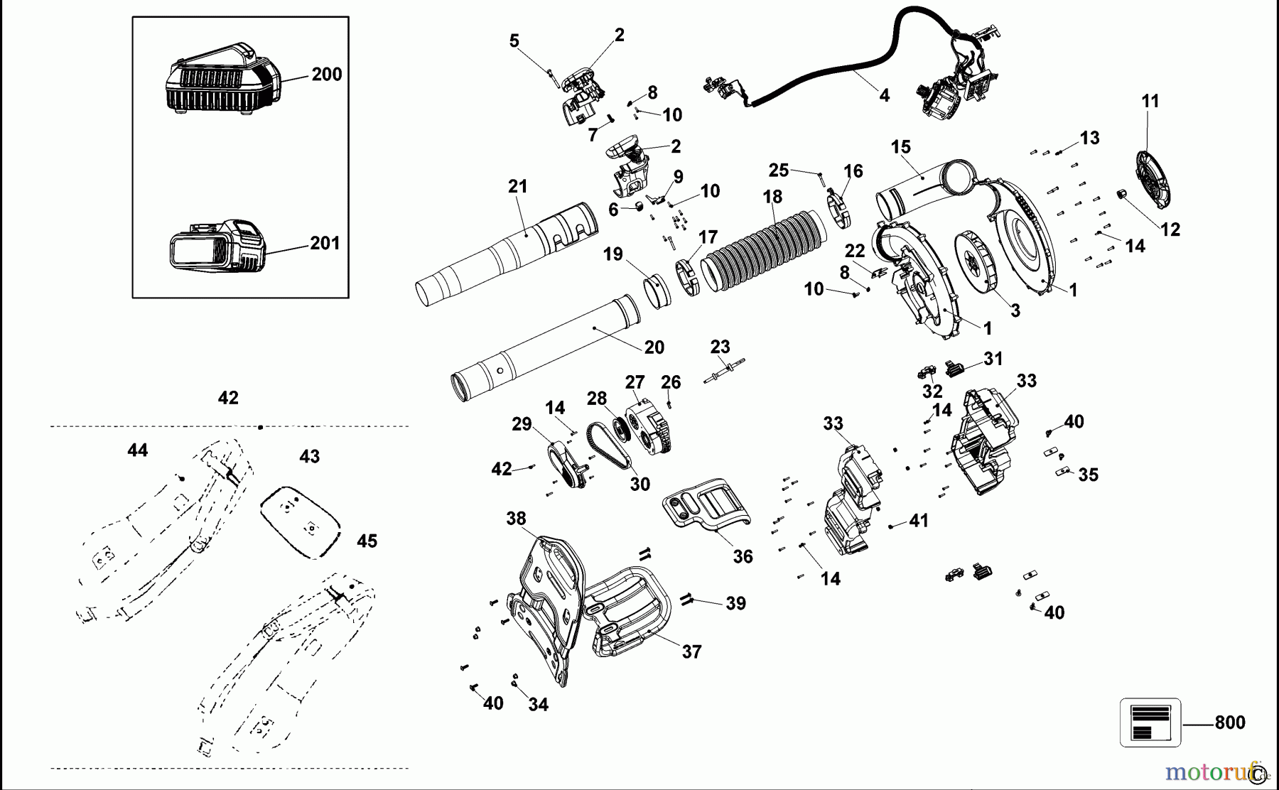DEWALT Gartengeräte GEBLÄSESTAUBSAUGER DCM587 Seite 1