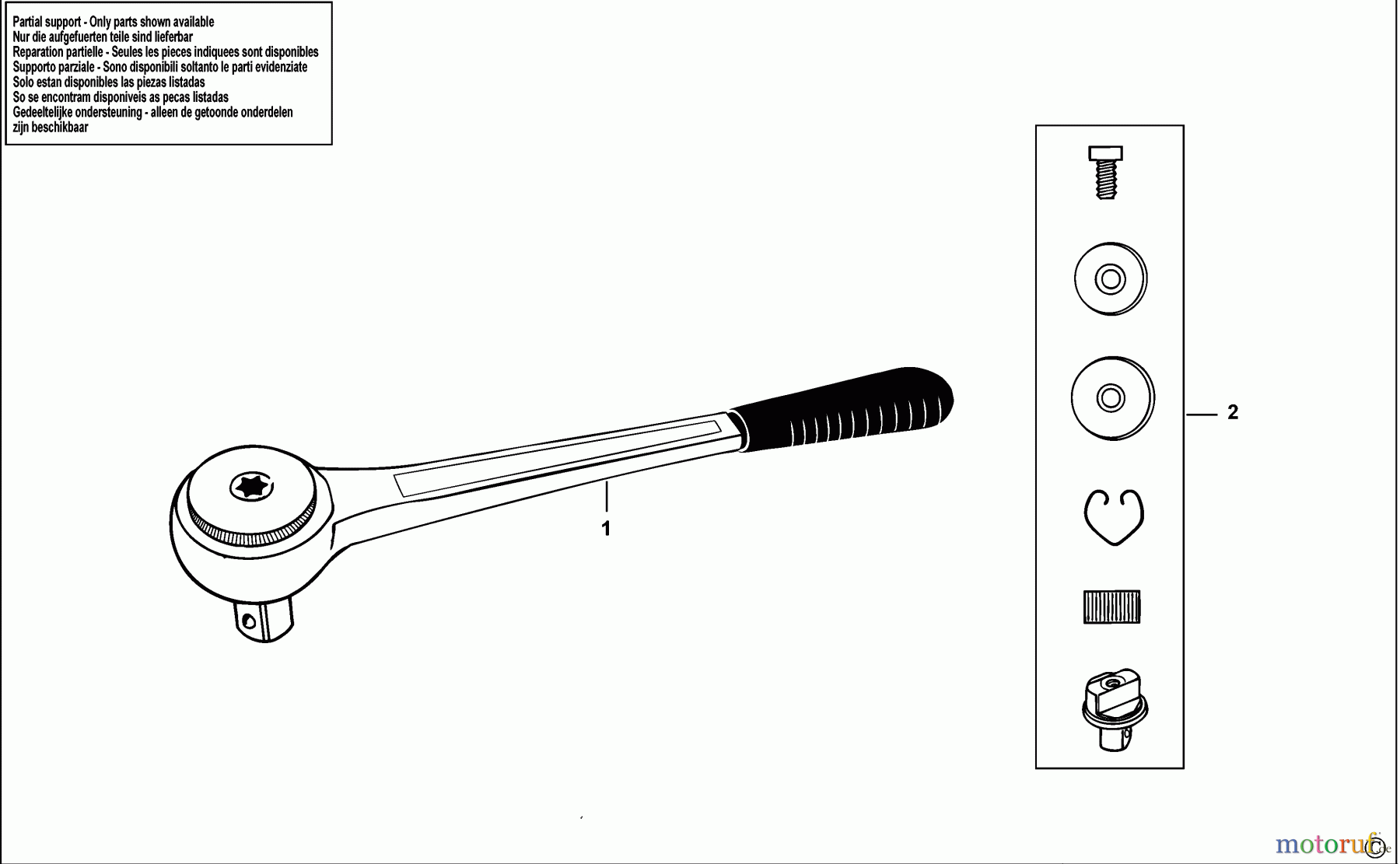 USAG WRENCHES RATCHETS RATSCHE 237 A 3/8 Seite 1