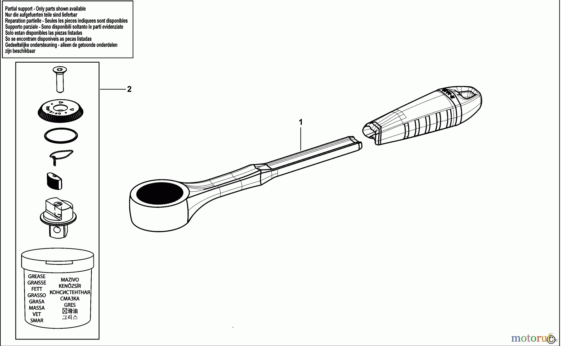 FACOM WRENCHES SCHLUESSEL R.161B Seite 1