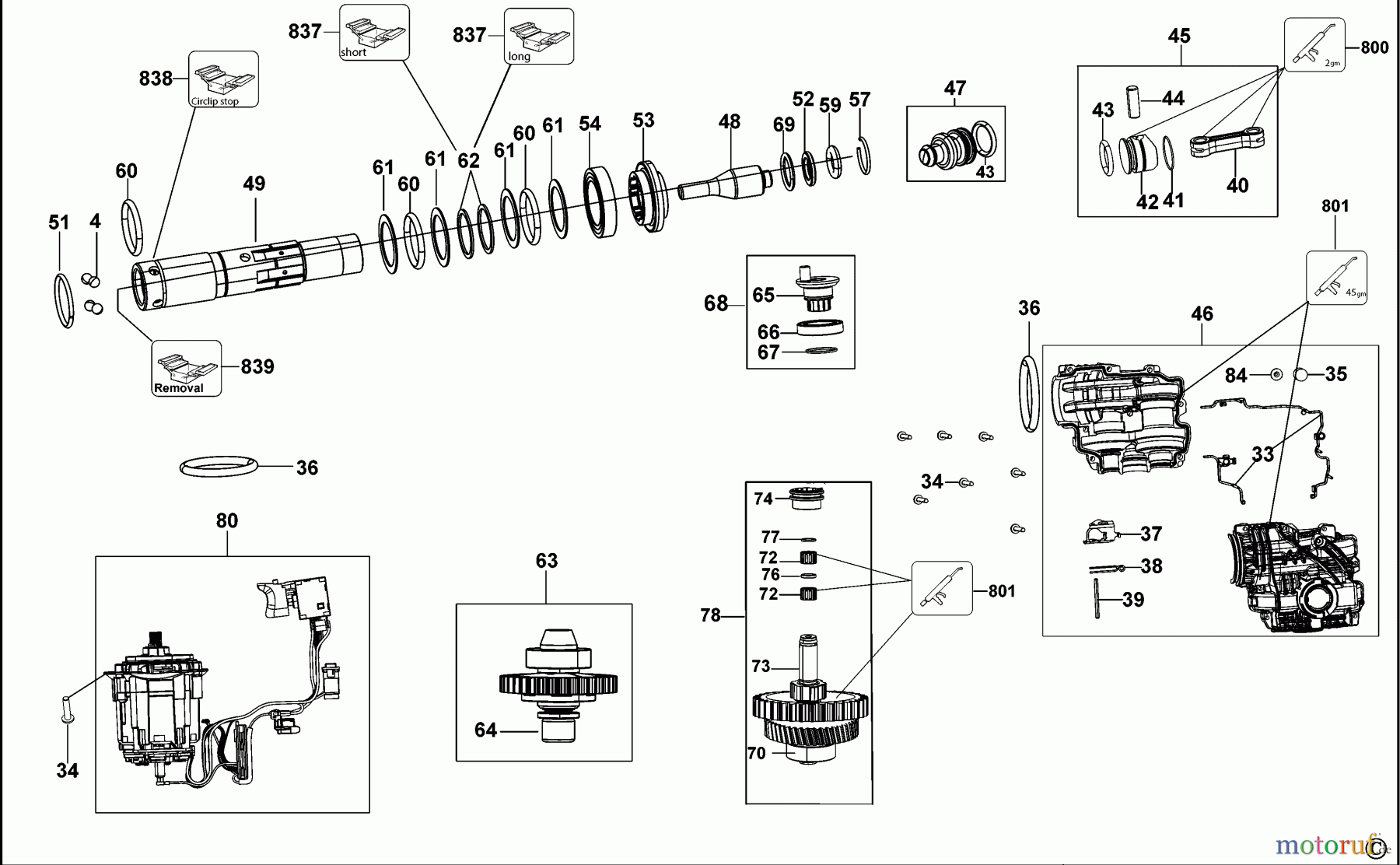  DEWALT Bohrhämmer Bohrhämmer SDS-PLUS BOHRHAMMER DCH334 Seite 2