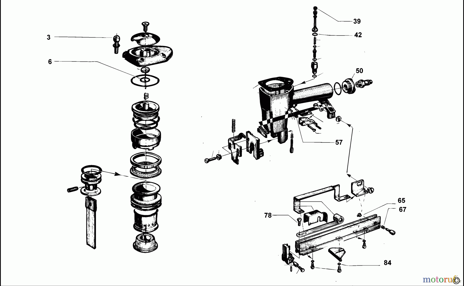  BOSTITCH ATRO UNITS NAGLER ROOFING STAPLER Seite 1