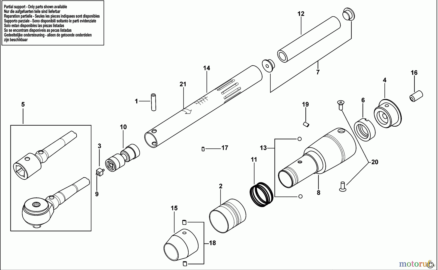  USAG WRENCHES TORQUE CONTROL SCHLUESSEL 811 NE 5 Seite 1