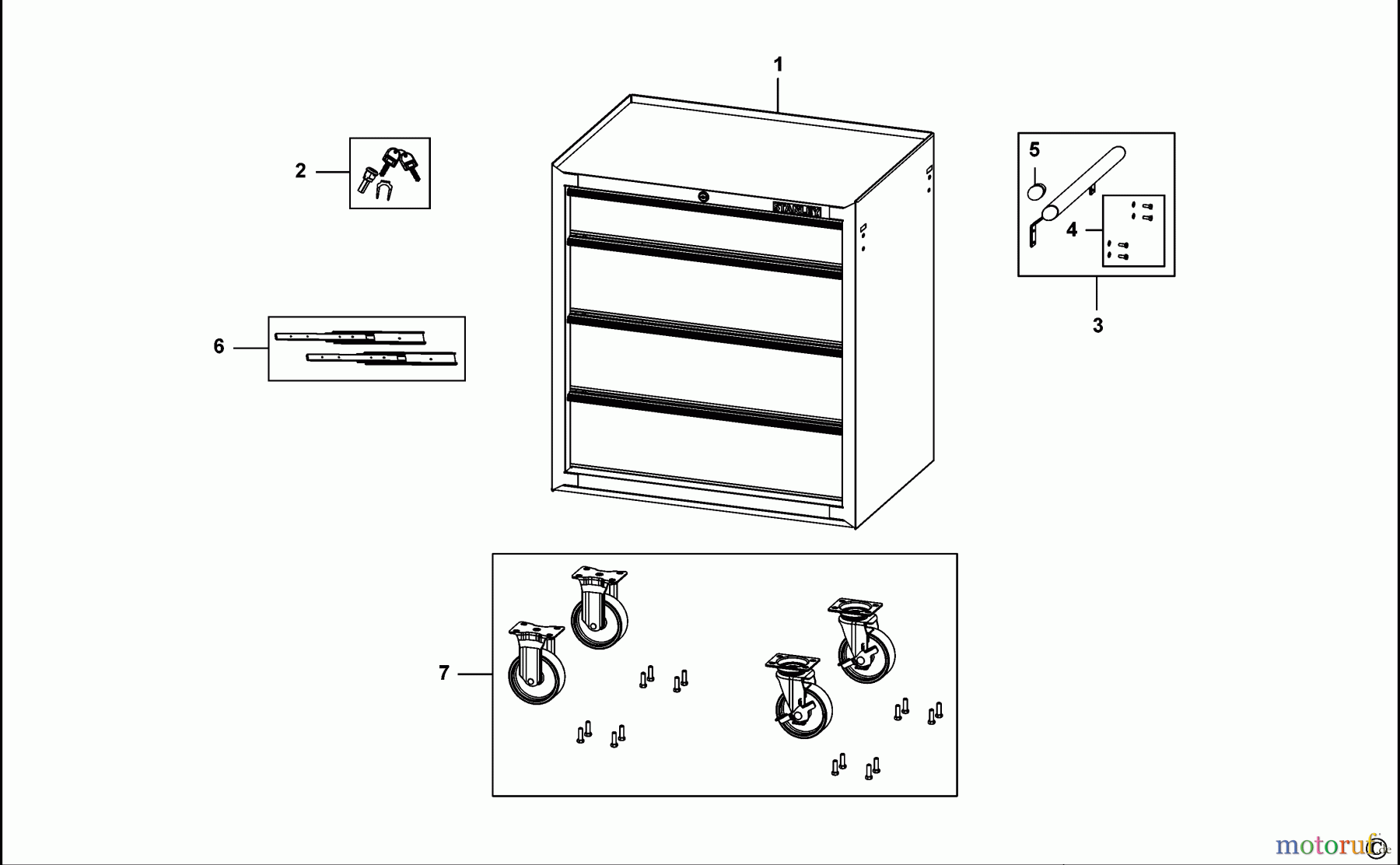  STANLEY STORAGE WORKCENTRES WERKSTATTWAGEN STMT1-75063 Seite 1