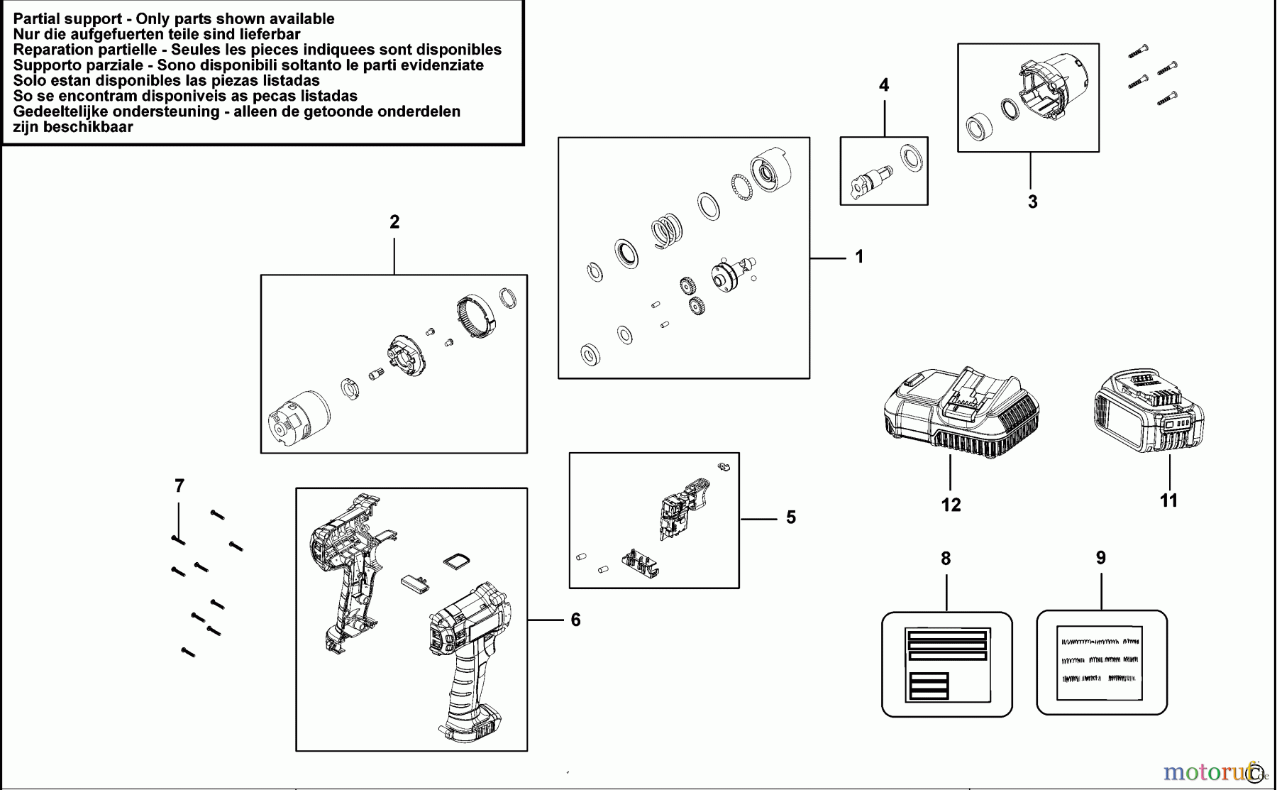  SIDCHROME POWER TOOLS CORDLESS SCHLAGSCHRAUBENSCHL. SCMT90010 Seite 1