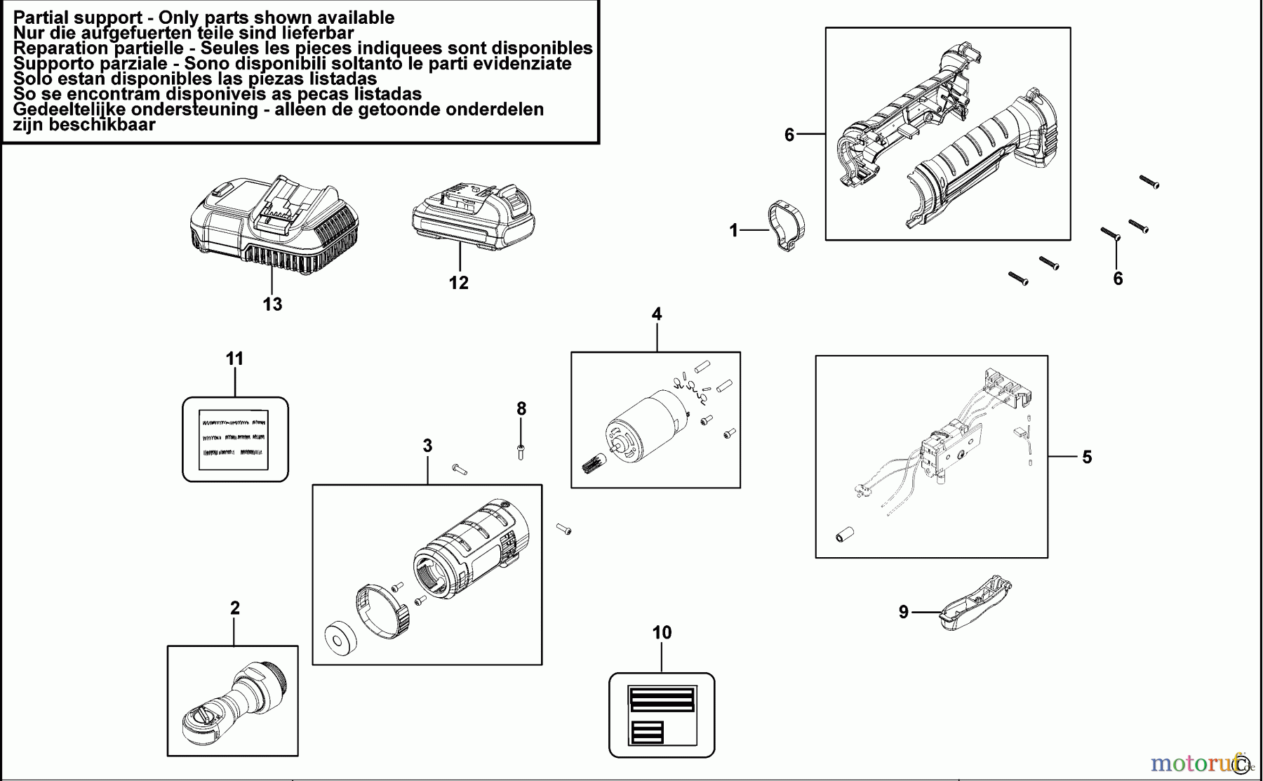 SIDCHROME POWER TOOLS CORDLESS RATSCHE SCMT90040 Seite 1