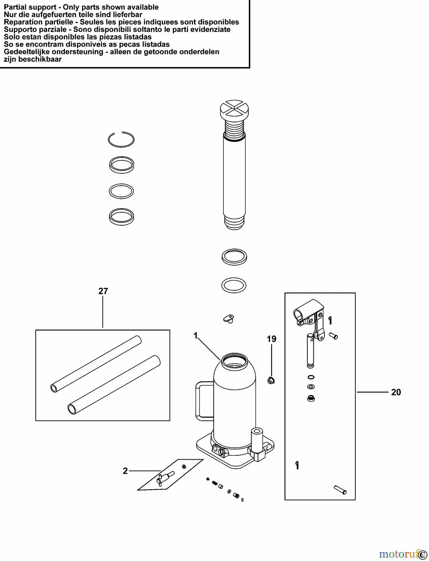 EXPERT AUTOMOTIVE TOOLS HYDRAULISCHEN WAGENHEBER E200146 Seite 1