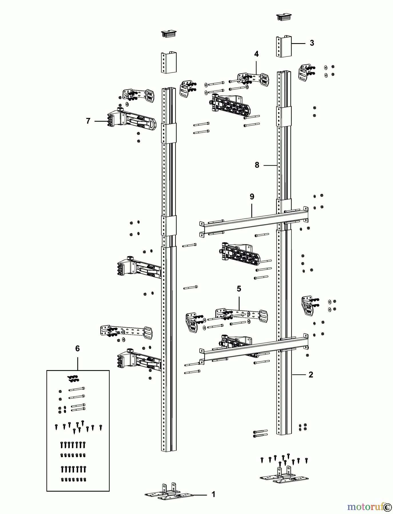  DEWALT LAGERUNG GESTELL DWST1-81045 Seite 1