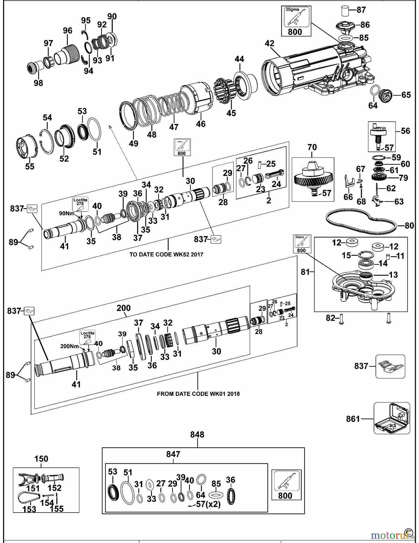 DEWALT Bohrhämmer Bohrhämmer SDS-MAX DREHHAMMER DCH481 Seite 2
