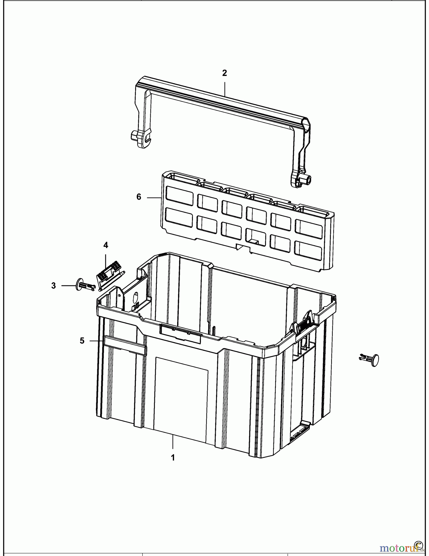  DEWALT LAGERUNG WERKZEUGBOX DWST1-71228 Seite 1