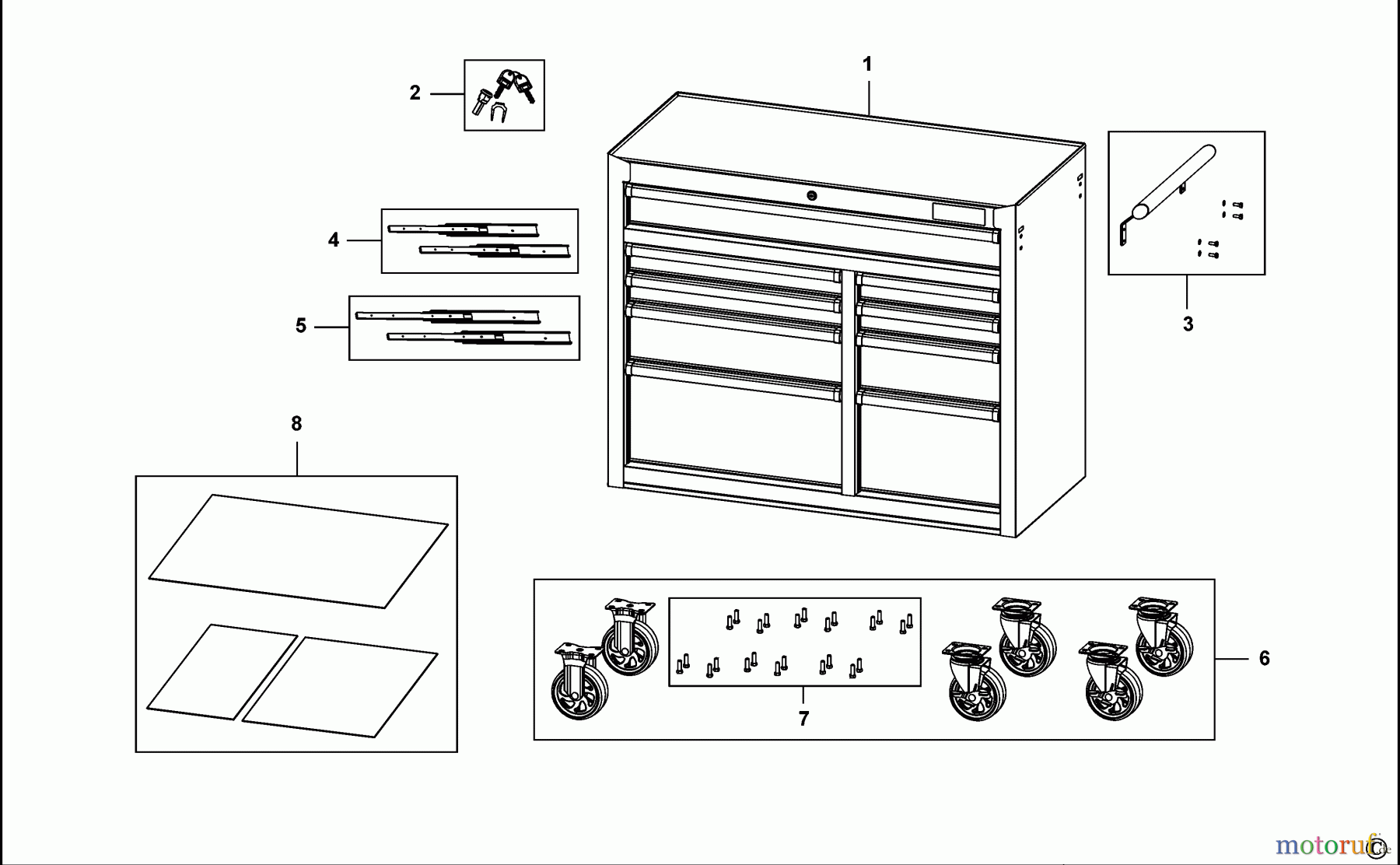  STANLEY STORAGE WORKCENTRES WERKSTATTWAGEN FMHT0-74029 Seite 1
