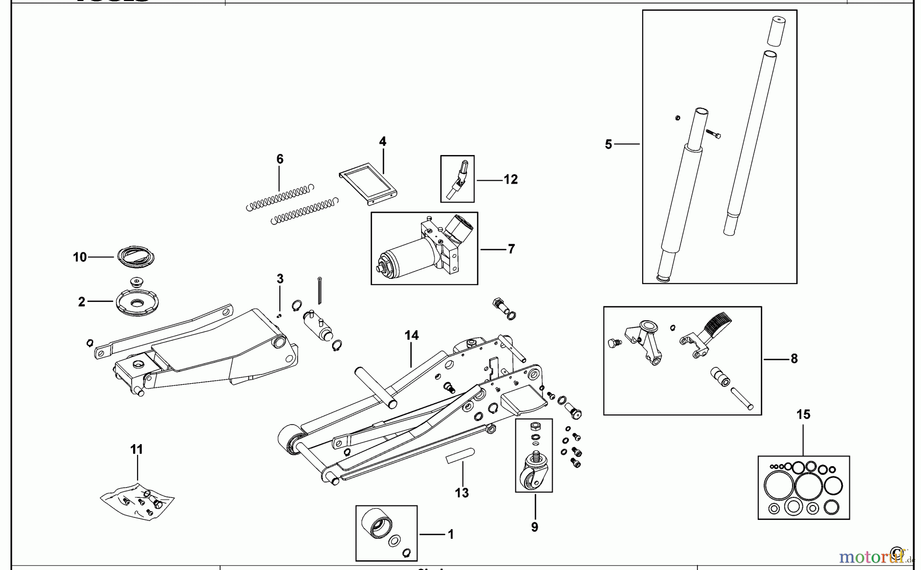  MAC AUTOMOTIVE TOOLS HYDRAULISCHEN WAGENHEBER JTL2T Seite 1