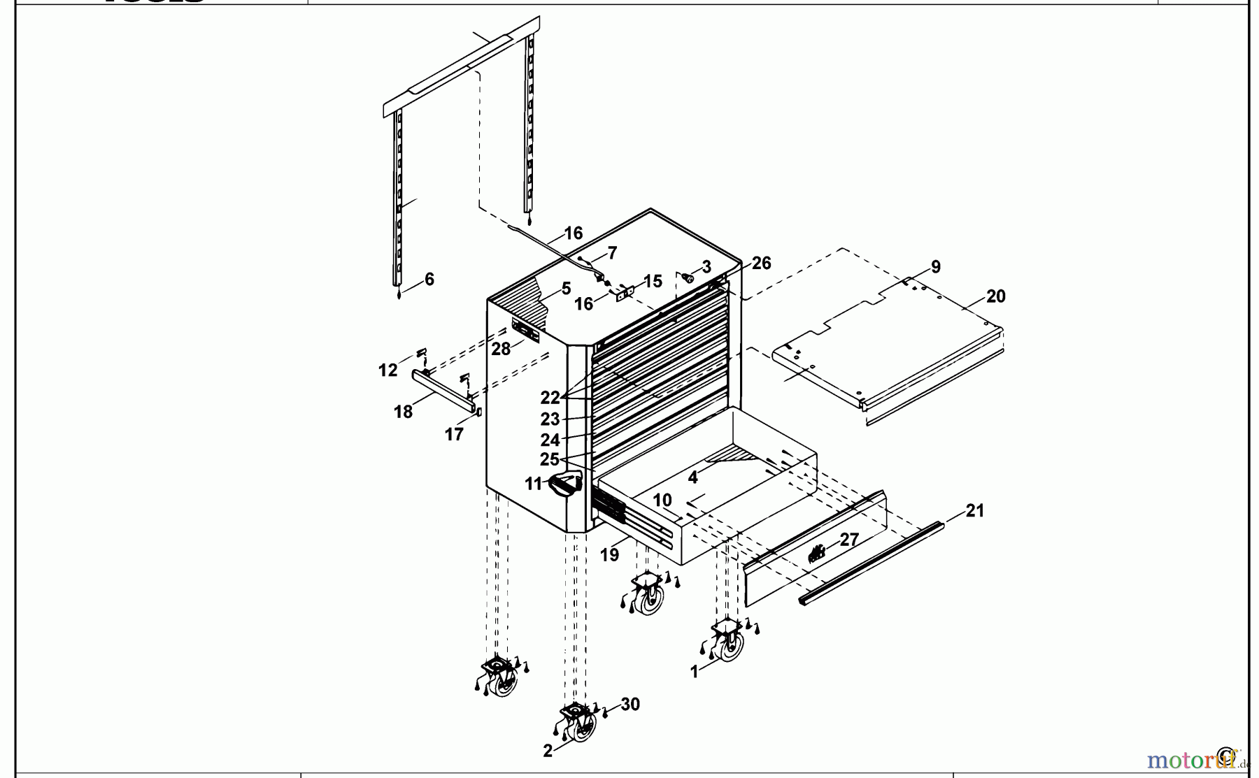 MAC STORAGE WERKSTATTWAGEN MB7200 Seite 1