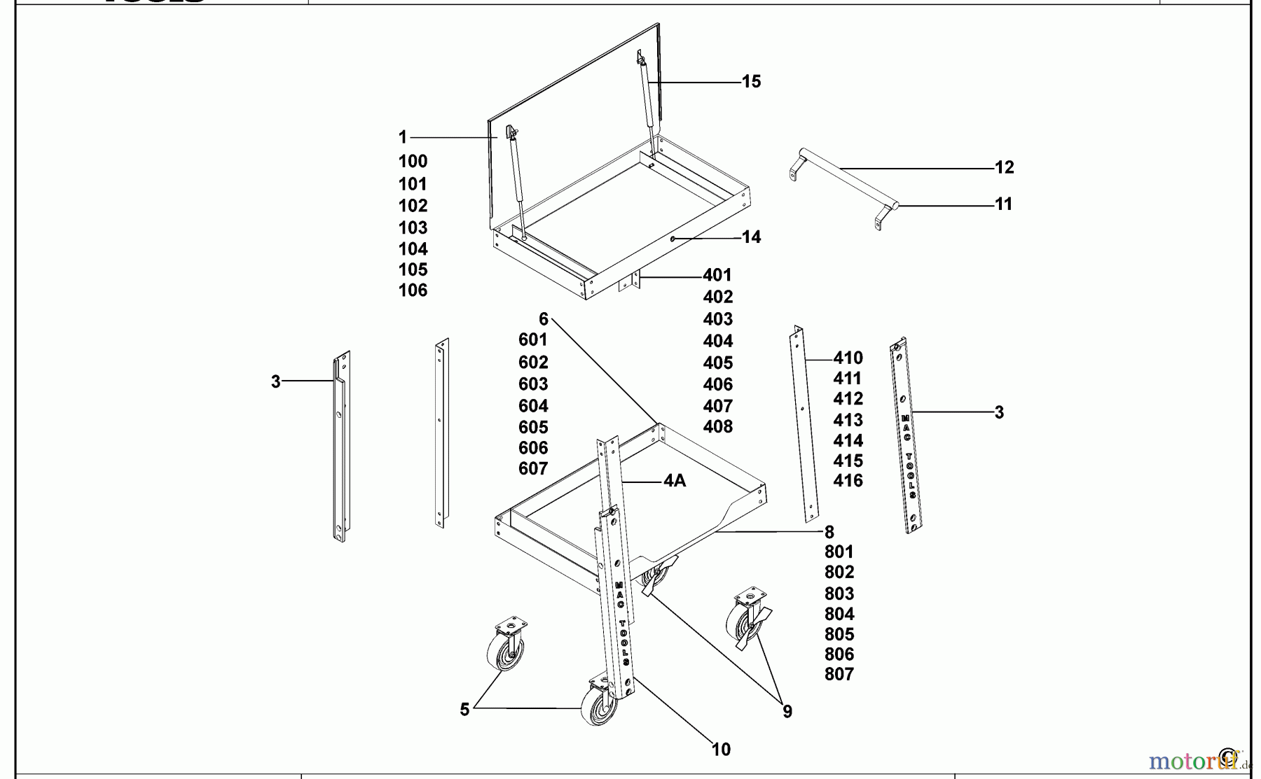  MAC STORAGE WERKSTATTWAGEN MB89UCL Seite 1