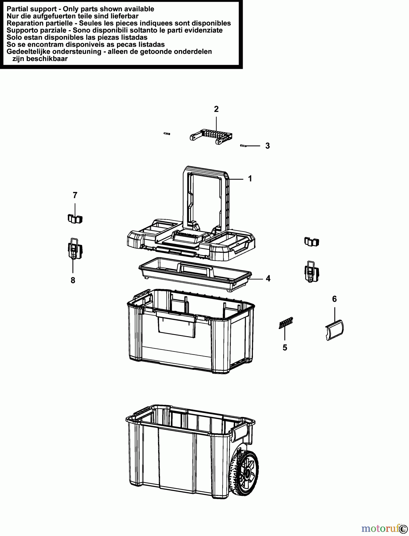 STANLEY STORAGE WORKCENTRES ARBEITSPLATZ STST1-70598 Seite 1