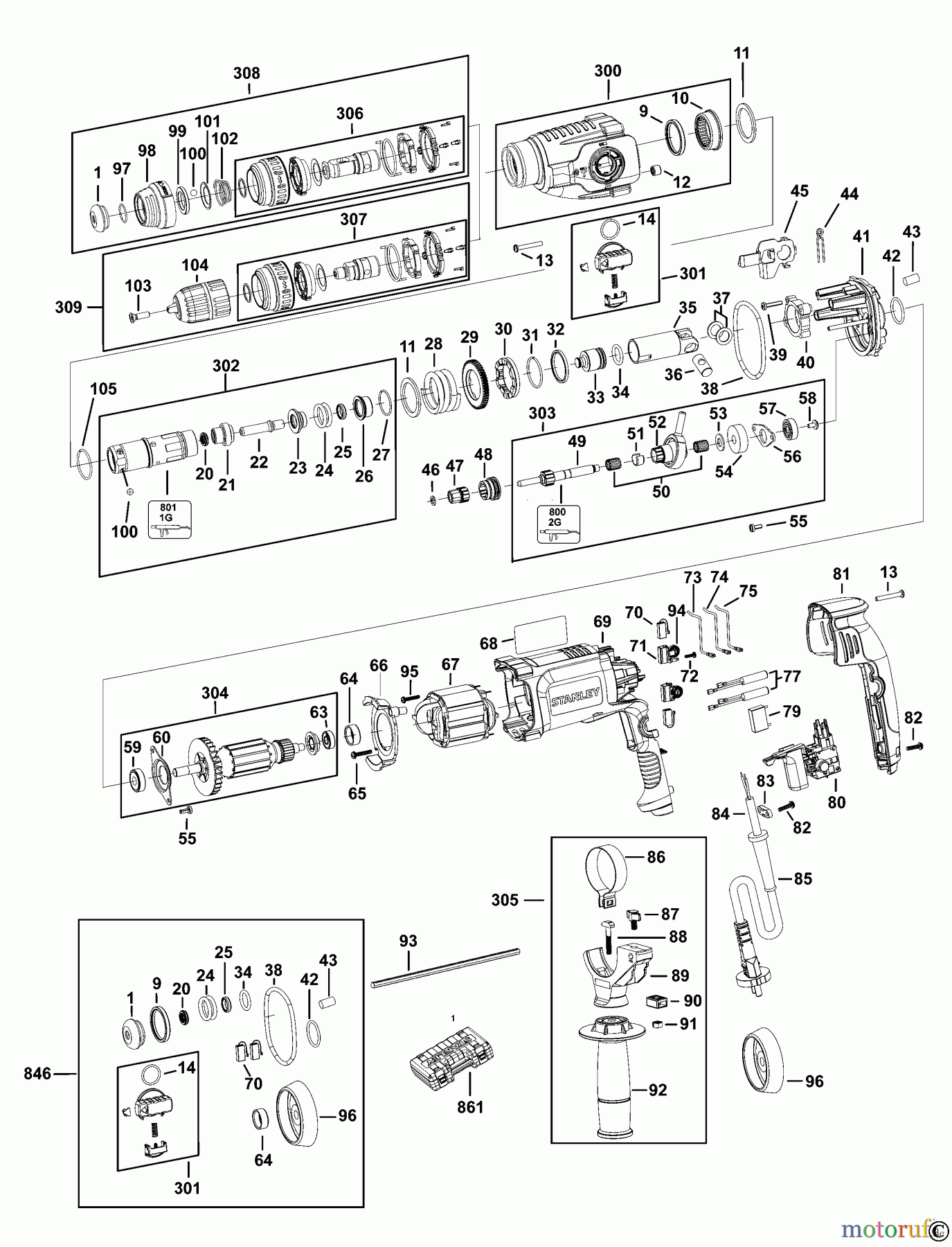  STANLEY HAMMERS ROTARY HAMMERS SDS-PLUS DREHHAMMER SFMEH210 Seite 1