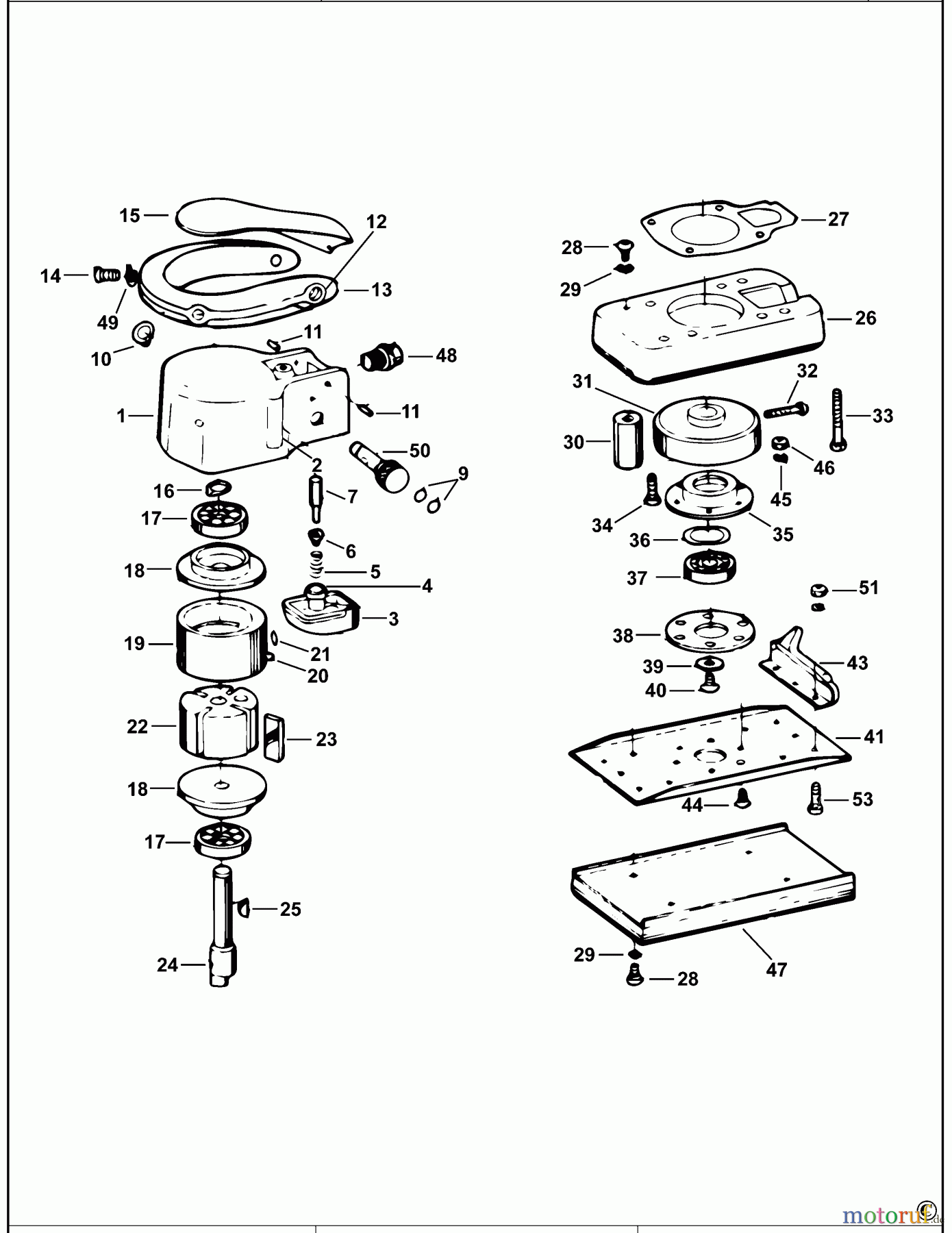  OEM Black und Decker Divers EXZENTERSCHLEIFER AS100 Seite 1