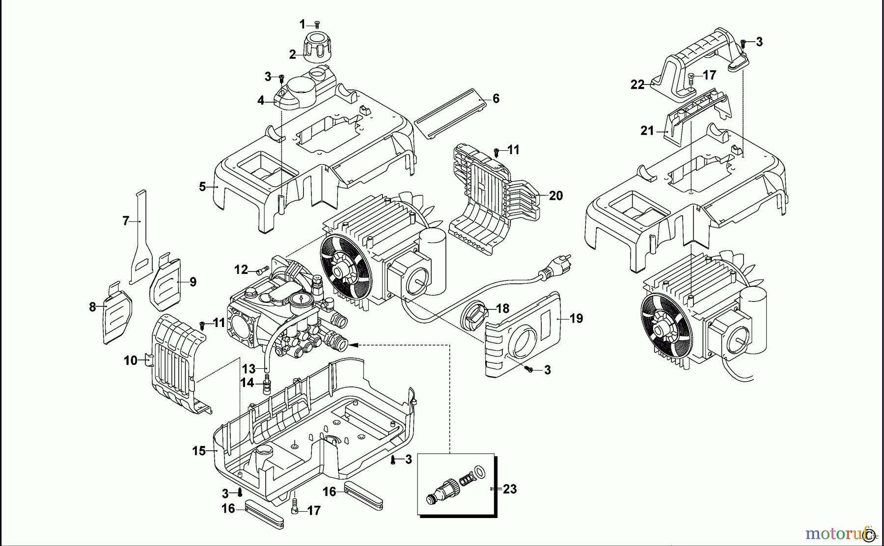 DEWALT HOCHDRUCKREINIGER HOCHDRUCKREINIGER DXPW001CE Seite 1