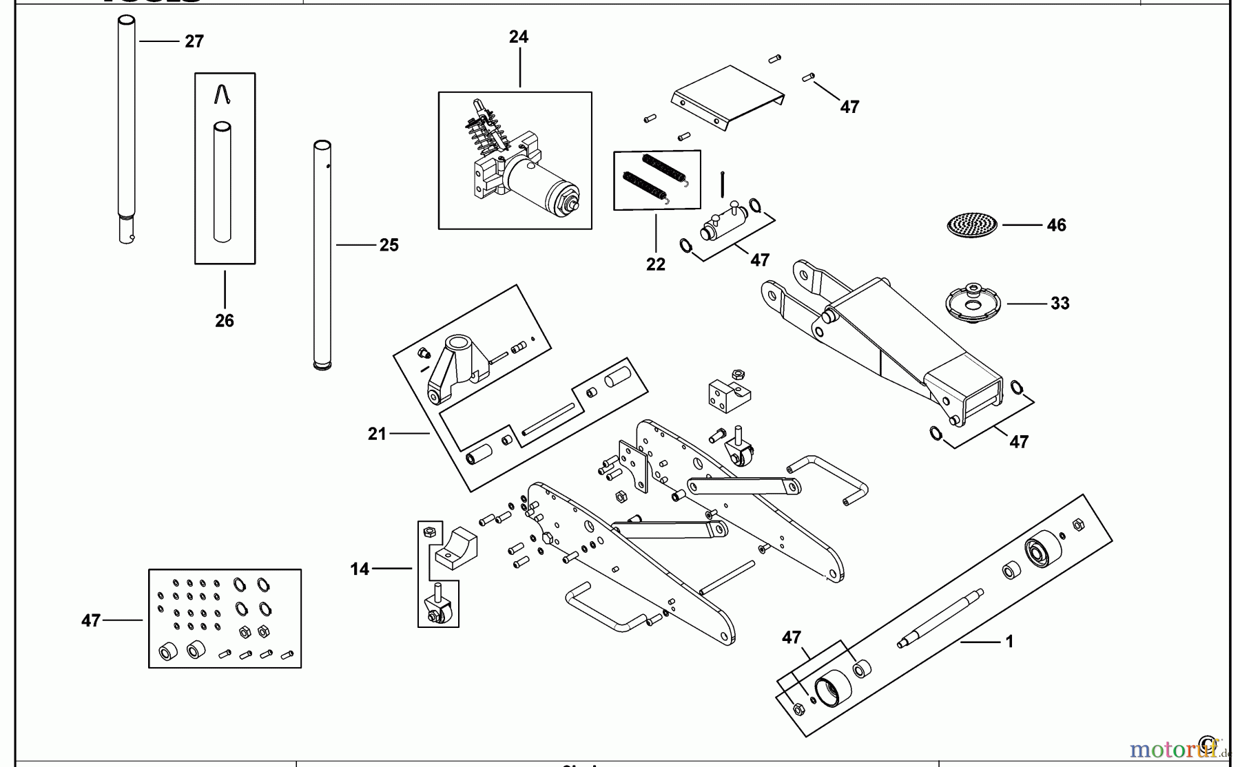 MAC AUTOMOTIVE TOOLS HYDRAULISCHEN WAGENHEBER JQLAL2.5T Seite 1