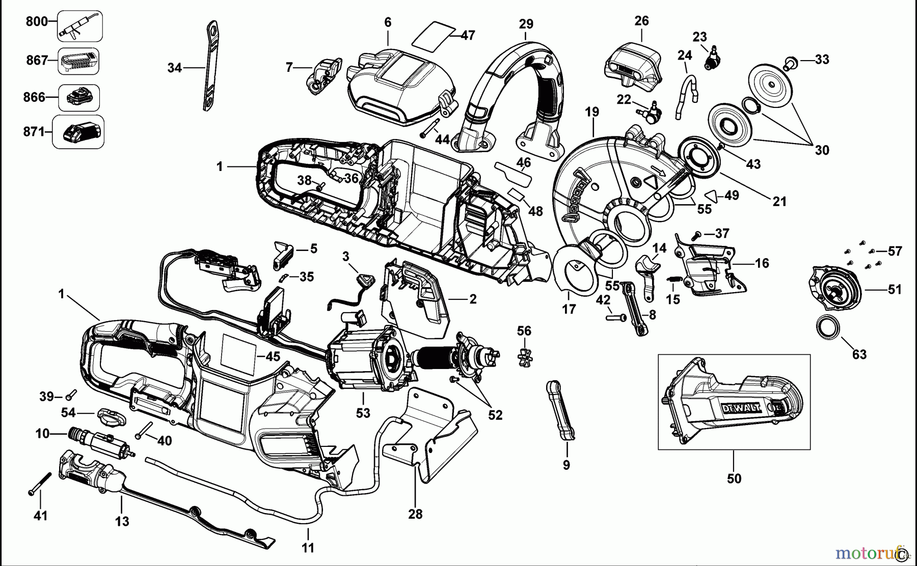 DEWALT SCHNURLOS-SONSTIGES WINKELTRENNSCHLEIFER DCS690 Seite 1