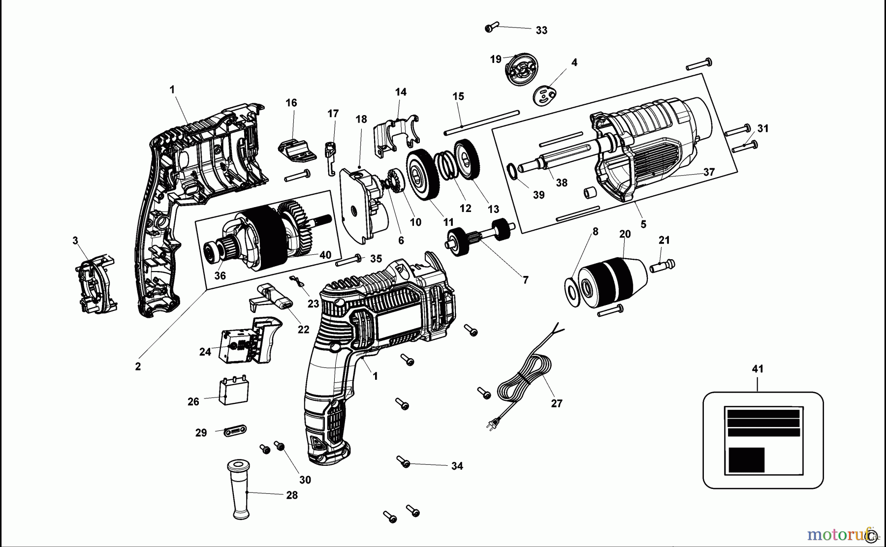 STANLEY HAMMERS ROTARY HAMMERS SDS-PLUS BOHRHAMMER FMEH850 Seite 1