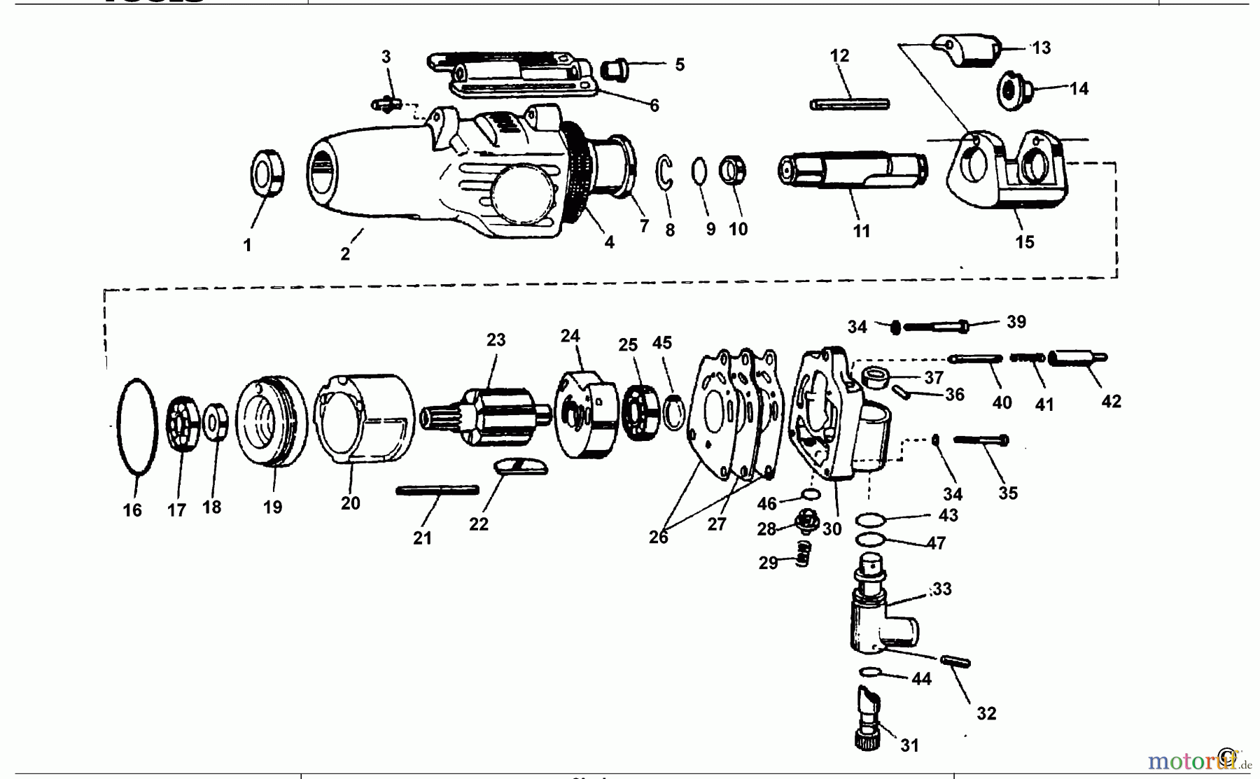  MAC POWER TOOLS SCHLAGSCHRAUBENSCHL. AW138 Seite 1