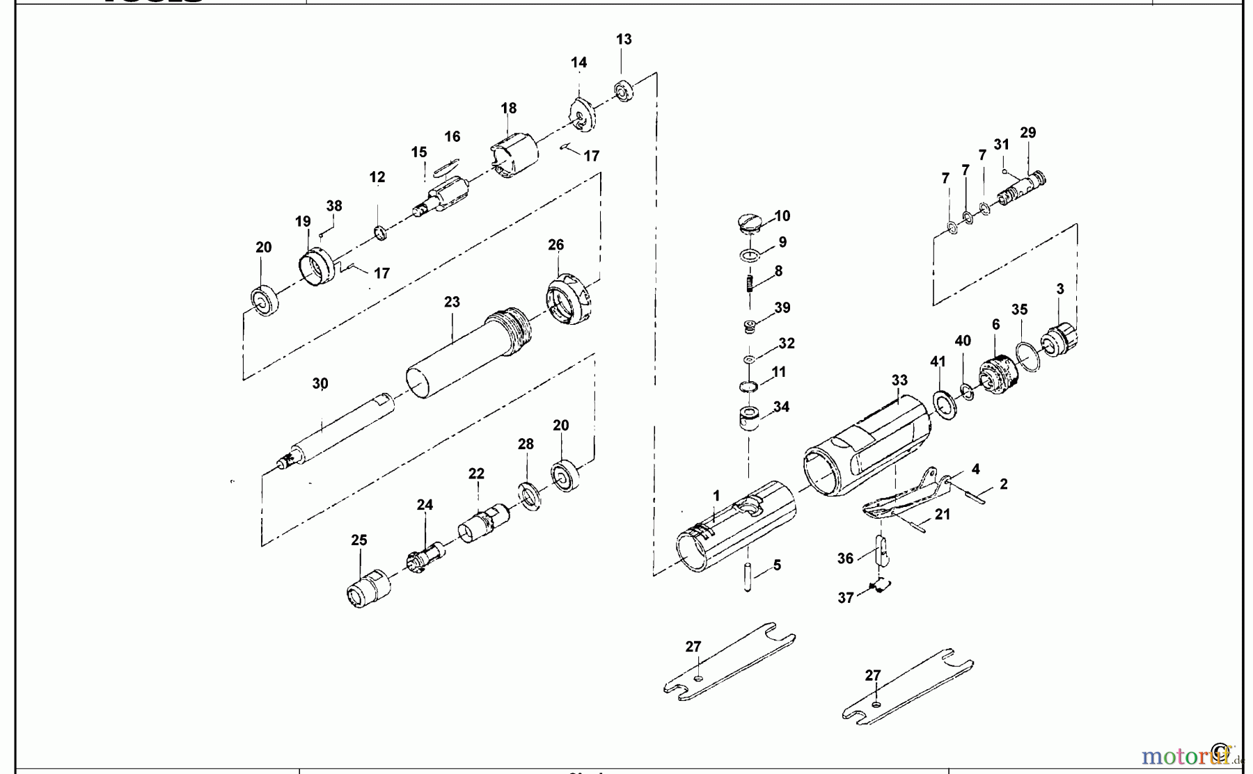  MAC POWER TOOLS SCHLEIFER AGQP50EM Seite 1