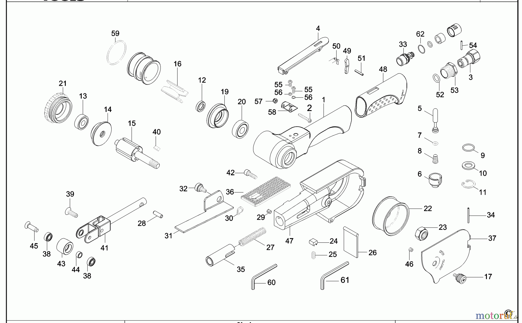 MAC POWER TOOLS BANDSCHLEIFER AS20 Seite 1