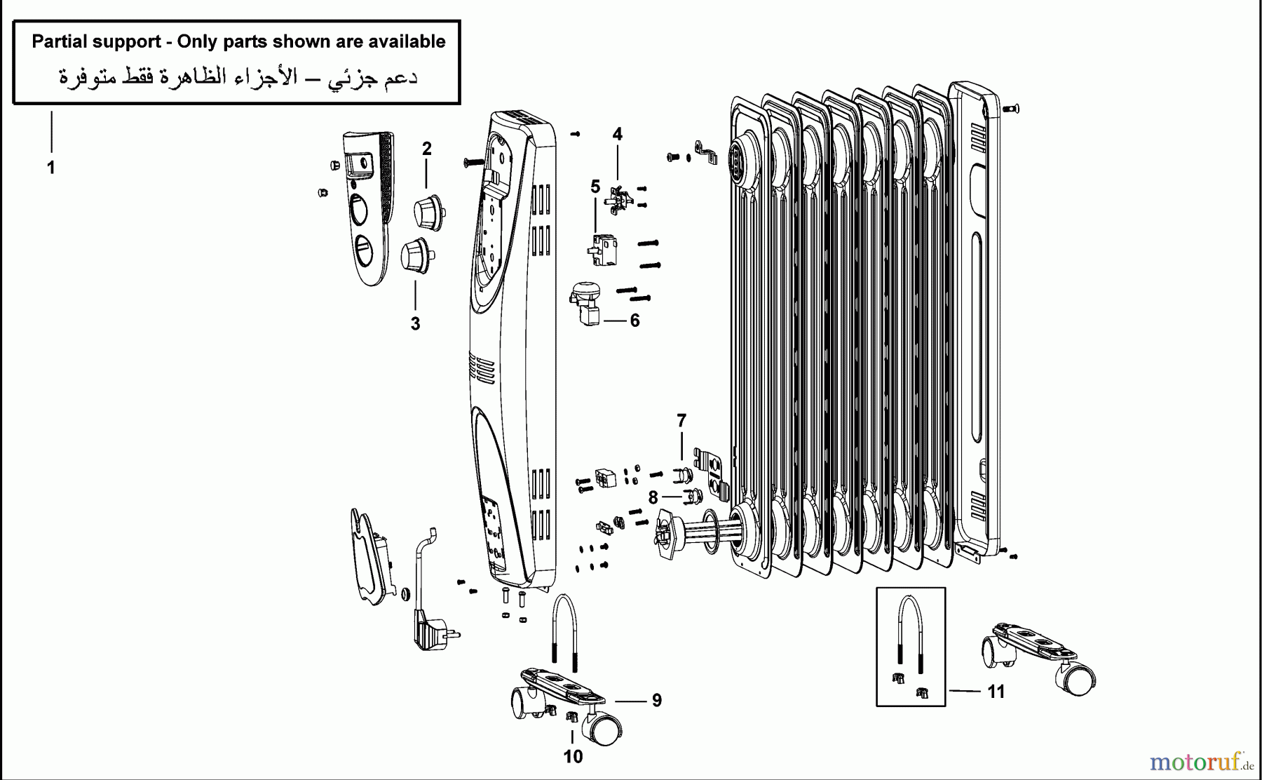 BLACK+DECKER HAUSHALT HEIZUNG ÖLHEIZKÖRPER OR090D Seite 1