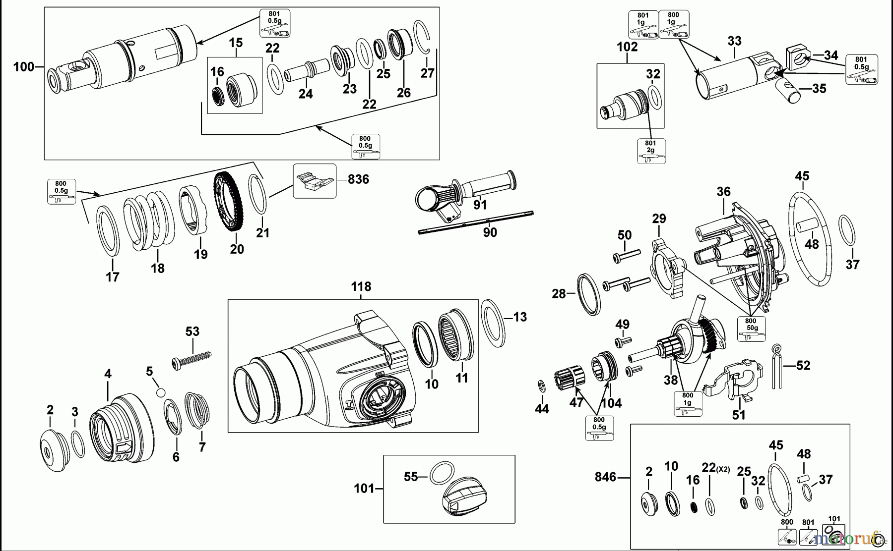 DEWALT AKKUBOHRER CDLS DRILLS 18V AKKU-BOHRMASCHINE DCH263DH Seite 1