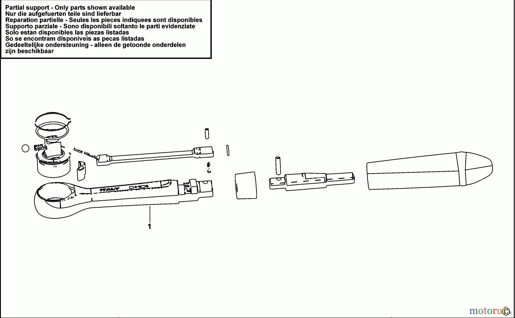 FACOM WRENCHES RATSCHE S.181 Seite 1
