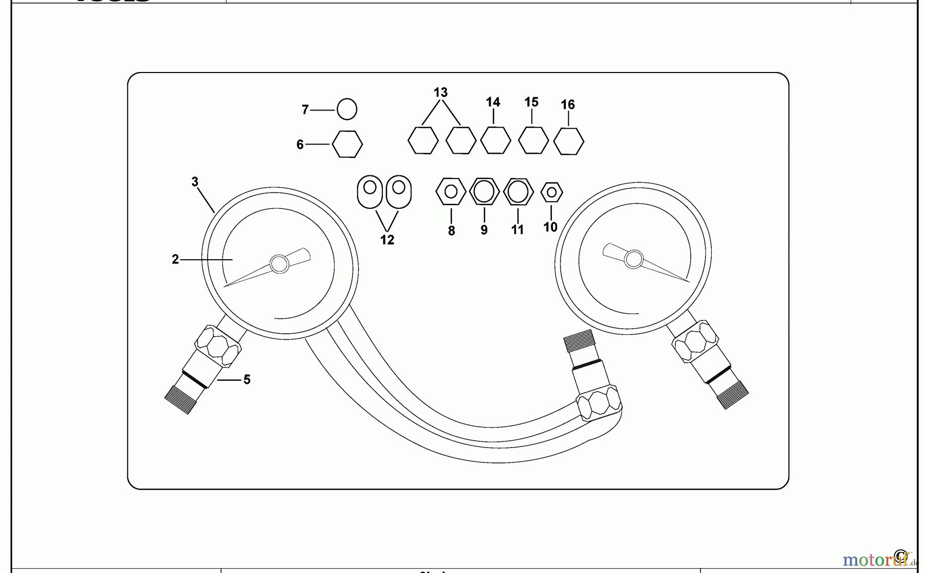 MAC AUTOMOTIVE TOOLS ÖLDRUCKPRÜFER TPT460M Seite 1
