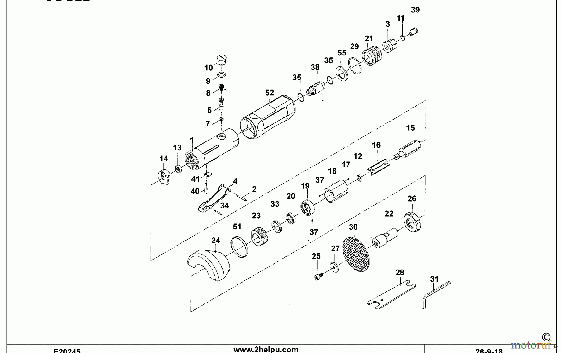  MAC POWER TOOLS RATSCHE ATQP30 Seite 1