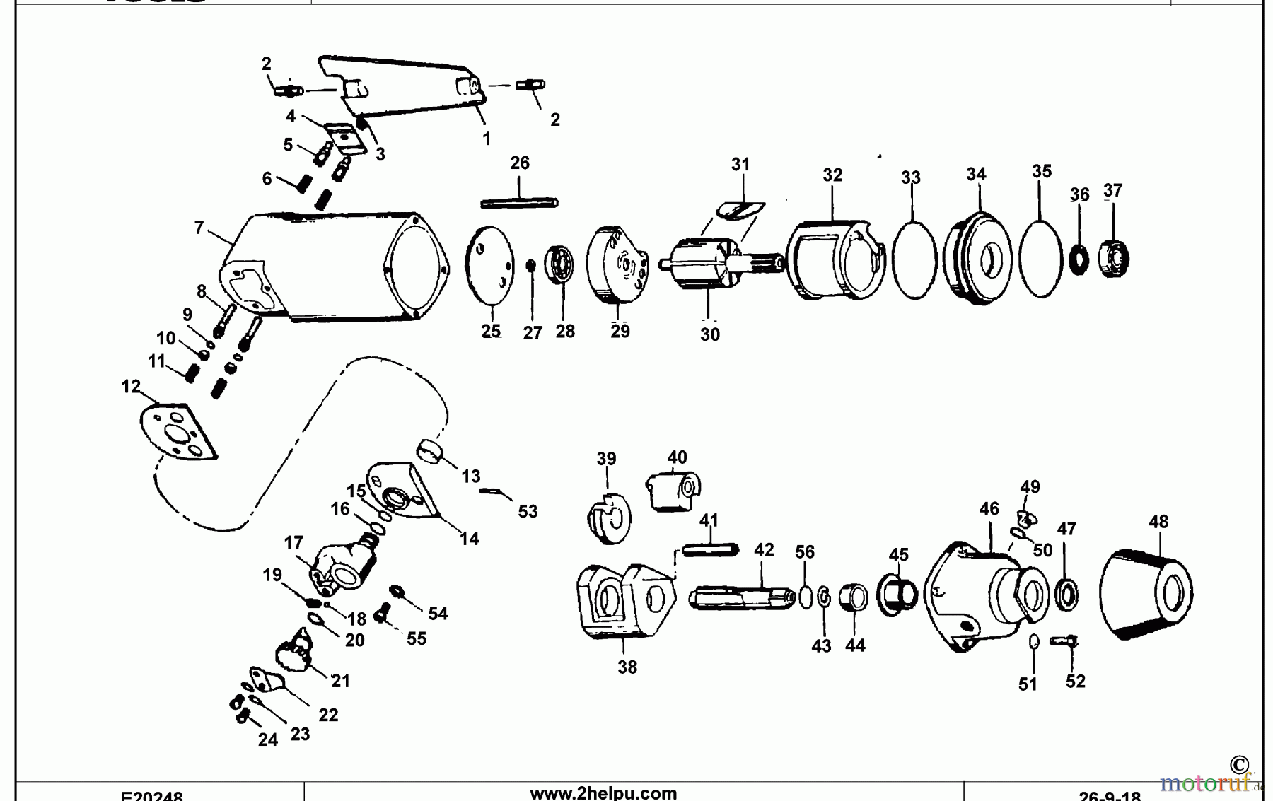  MAC POWER TOOLS SCHLAGSCHRAUBENSCHL. AW136 Seite 1